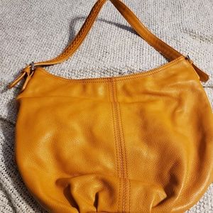 Hadaki orange leather purse